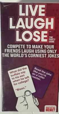 Live Laugh Lose The Party Game Where You Compete to Make Corny Jokes SHIPS FREE