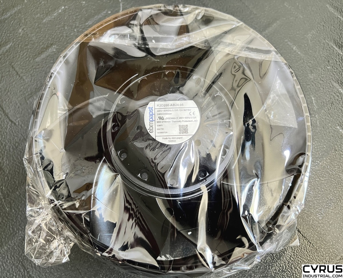 K2D200-AB24-05 AC Axial Fan 225mm 400V/480V 50/60HZ 0.1/0.12A