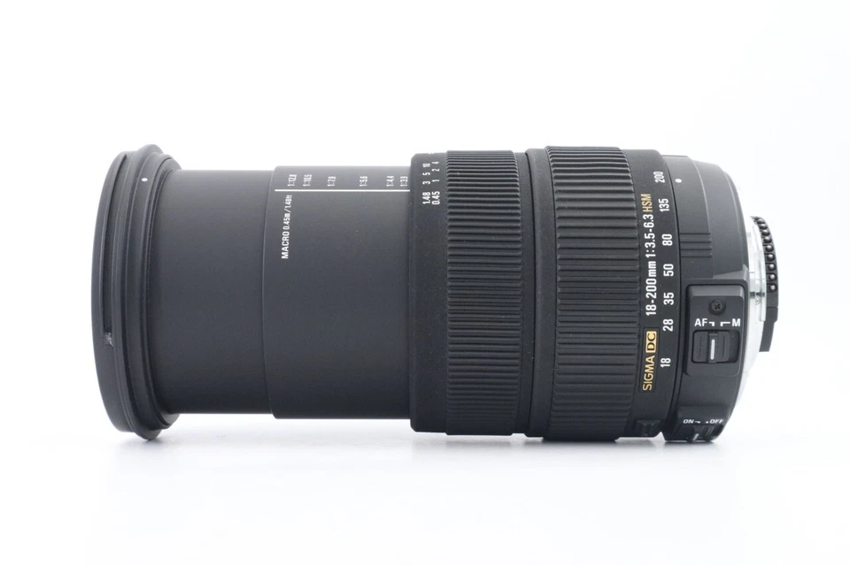 SIGMA ZOOM 18-200mm F/3.5-6.3 DC OS HSM Lens for Nikon from Japan (f03009) - Image 4 of 4