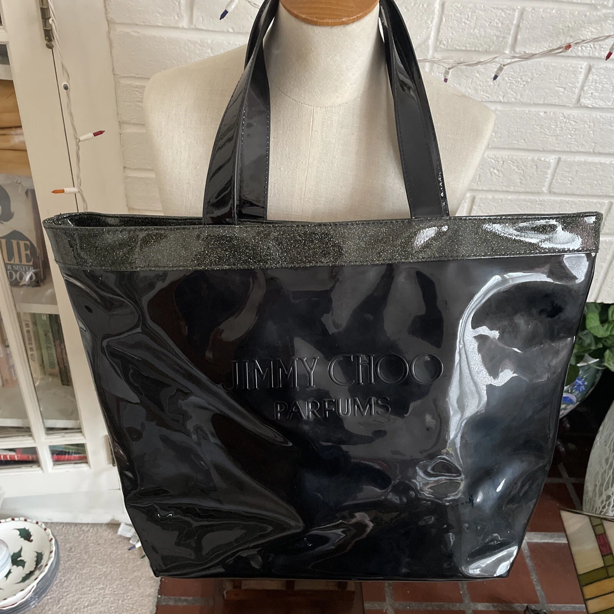 Jimmy choo black store shoulder bag