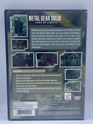 Metal Gear Solid 2: Sons of Liberty Sony PlayStation 2, 2001 PS2