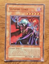 Yu-Gi-Oh! Vampire Lord Card - SD2-EN003 - 1st Edition. Free Postage
