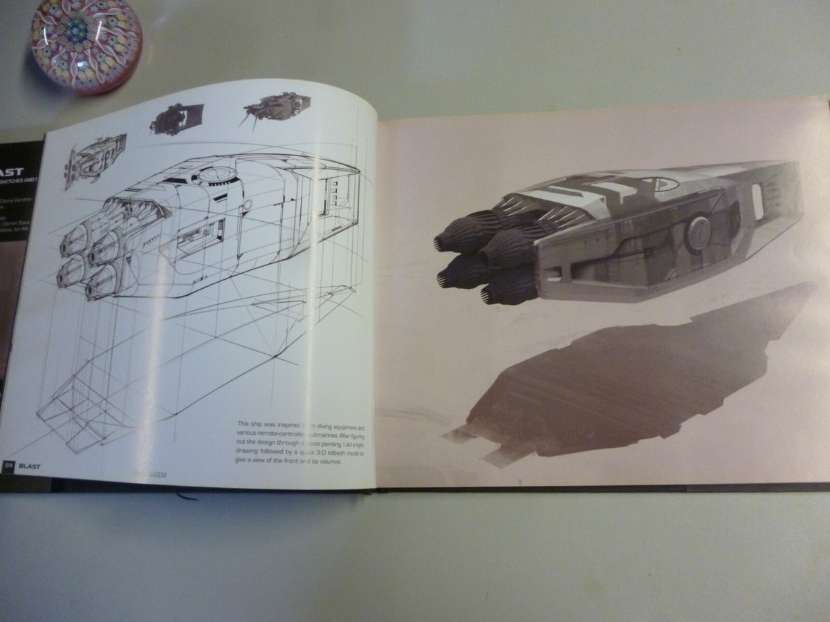 BLAST Spaceship sketches… Naeem Gardner Robertson VGC++ free