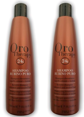 Fanola/Oro Therapy Shampoo ''Rubino Puro'' 2x300ml/Haarpflege 