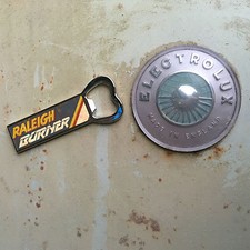 Raliegh Burner Vintage distressed design  bottle opener / fridge magnet