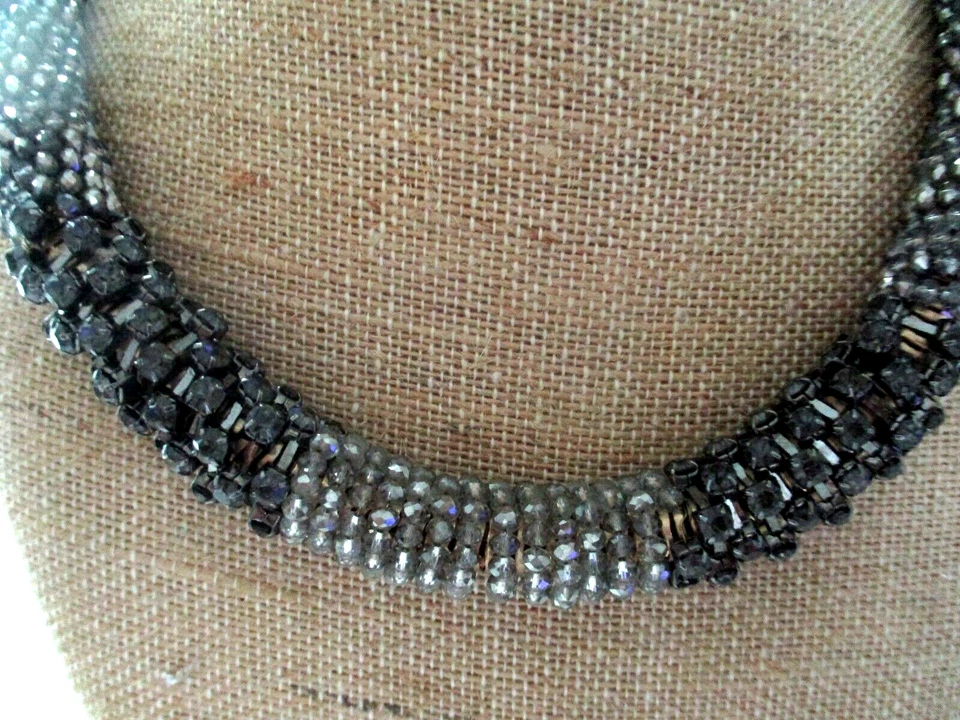 Colar de colar de strass vintage Kenneth Cole com etiqueta pendurada - Imagem 2 de 4