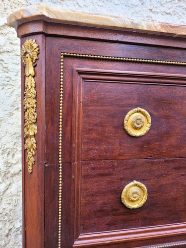 Krieger, Commode En Acajou Estampillée, XIXème Siècle - Picture 12 of 17