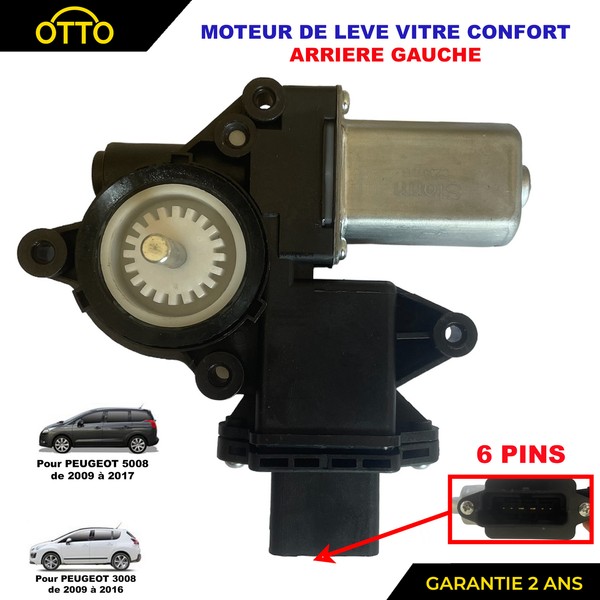 Motor Fensterheber Komfort Links + Temic FüR Peugeot 3008 5008 - 1607675380-image