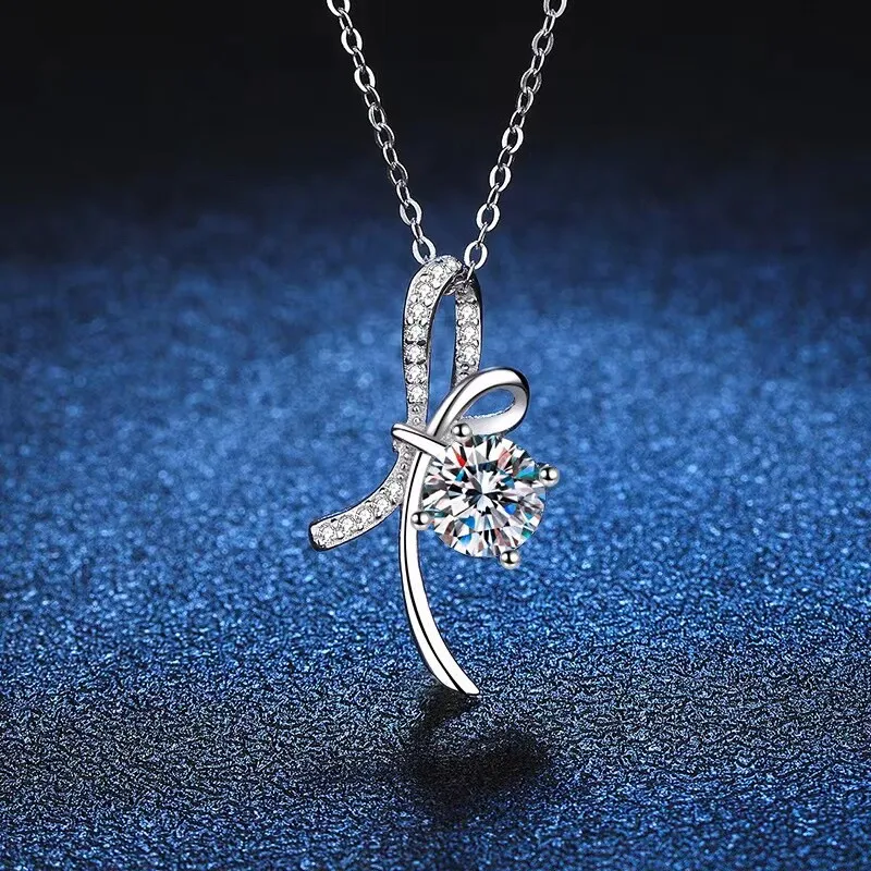 Tiffany & Co. Necklace Pt950 Platinum Diamond Women's | Chairish
