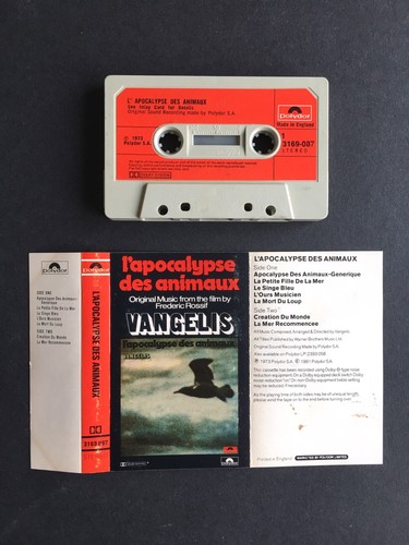 Vangelis - L'Apocalypse des Animaux - Cassette Tape 3169087 - Polydor 1973 - Picture 2 of 2
