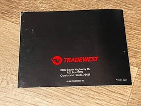 John Elway's Quarterback Instruction Manual Booklet Only Nintendo Nes Authentic