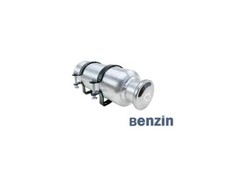 Vertical Fuel Tank 0.48 Gallon 4x10 Gas Tank Cell 14 Npt Top Fill Aluminum Spun