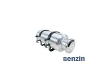 Vertical Fuel Tank 0.48 Gallon 4x10 Gas Tank Cell 1/4 NPT Top Fill Aluminum Spun