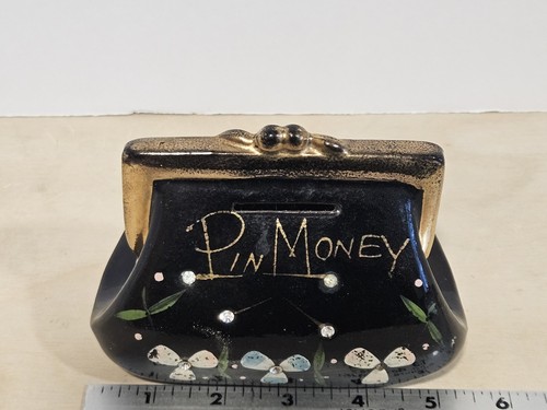 Lefton Pin Money Purse Handbag Vintage Piggy Bank - Picture 7 of 7