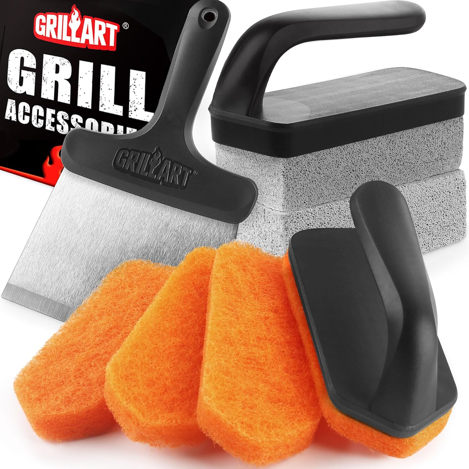Blackstone Griddle Cleaning Kit with Grill Stone for Flat Top Grills