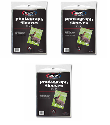 6x8 card sleeve 6x8 Medium Postcard Album Sleeves (for 6x8 Postcards) Set Of 10