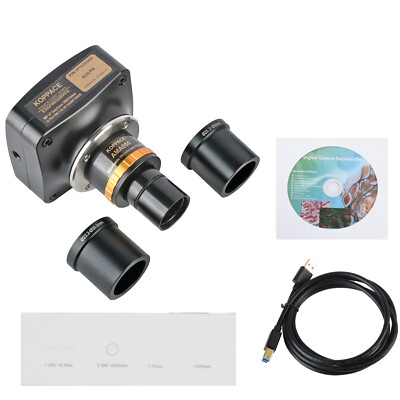 KOPPCE 2 Million Pixel Microscope Camera USB3.0 Adjustable Focus 0.5X Camera 