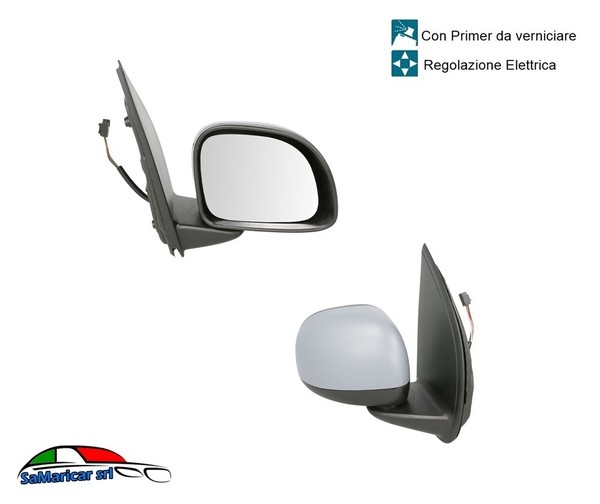 Rechts RüCkspiegel Elektrisch Mit Grundierung 3 Pin Fiat Panda 312 01/2012- >-image