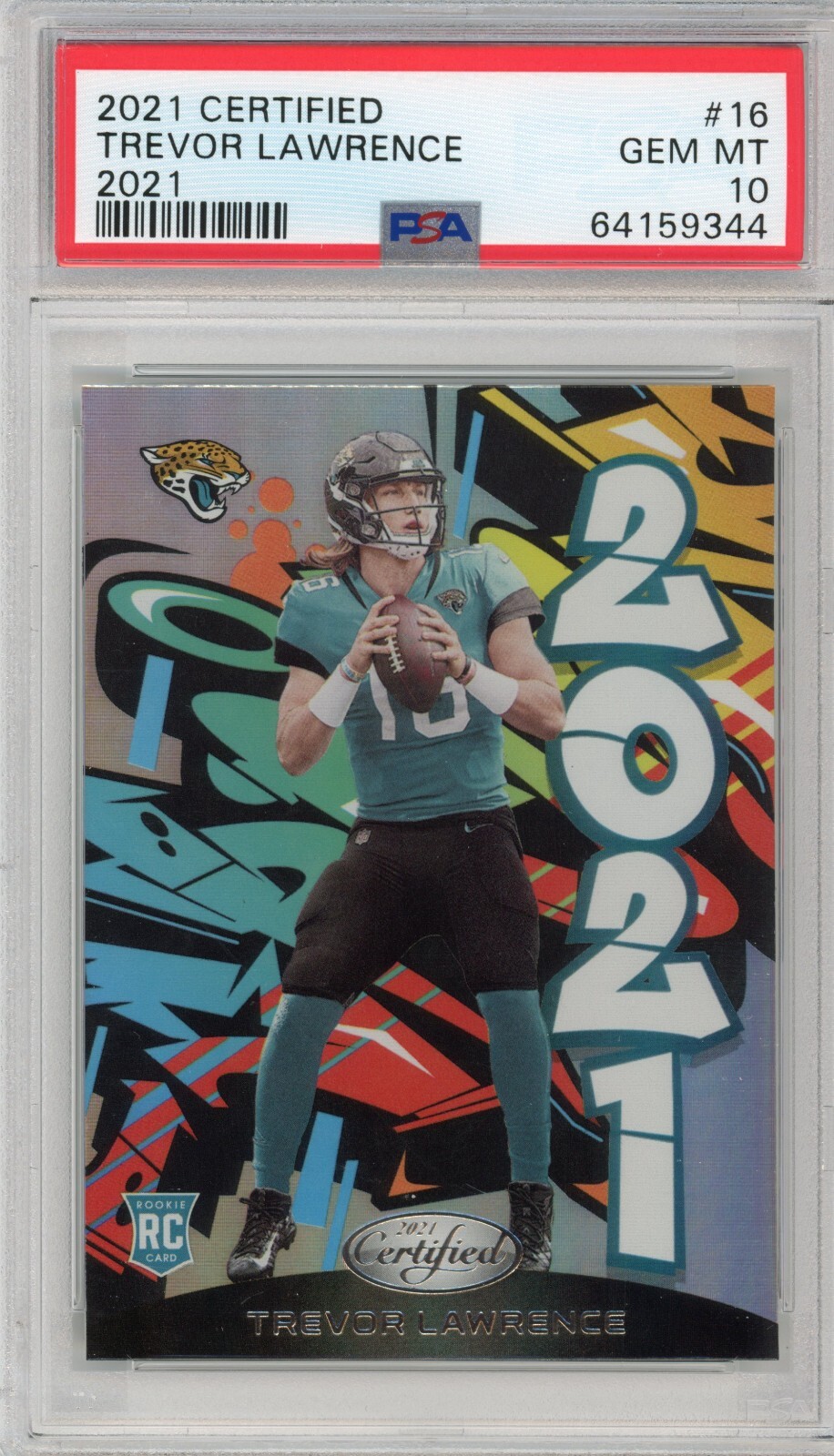 Trevor Lawrence Panini Certified 2021 #16 Base