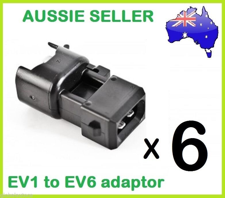 EV6 to EV1 Fuel Injector Plug adaptor - converts EV6 to EV1 Bosch Injectors EV6 to EV1 Fuel Injector Plug adaptor - converts EV6 to EV1 Bosch Injectors