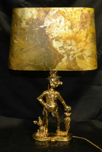 Lampe de table du XIXe siècle en laiton