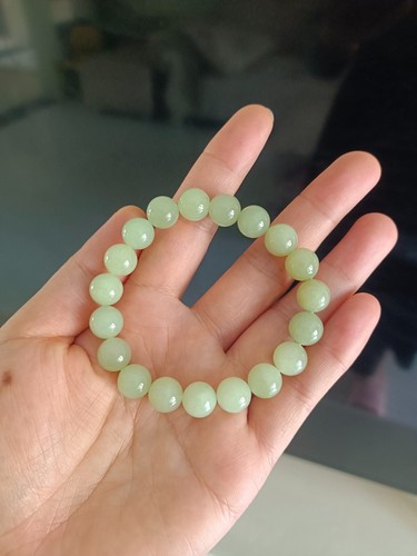 Certificate hetian jade Bracelet Nephrite "Huangkou" Jade Hand String Jewelry - Imagen 9 de 20