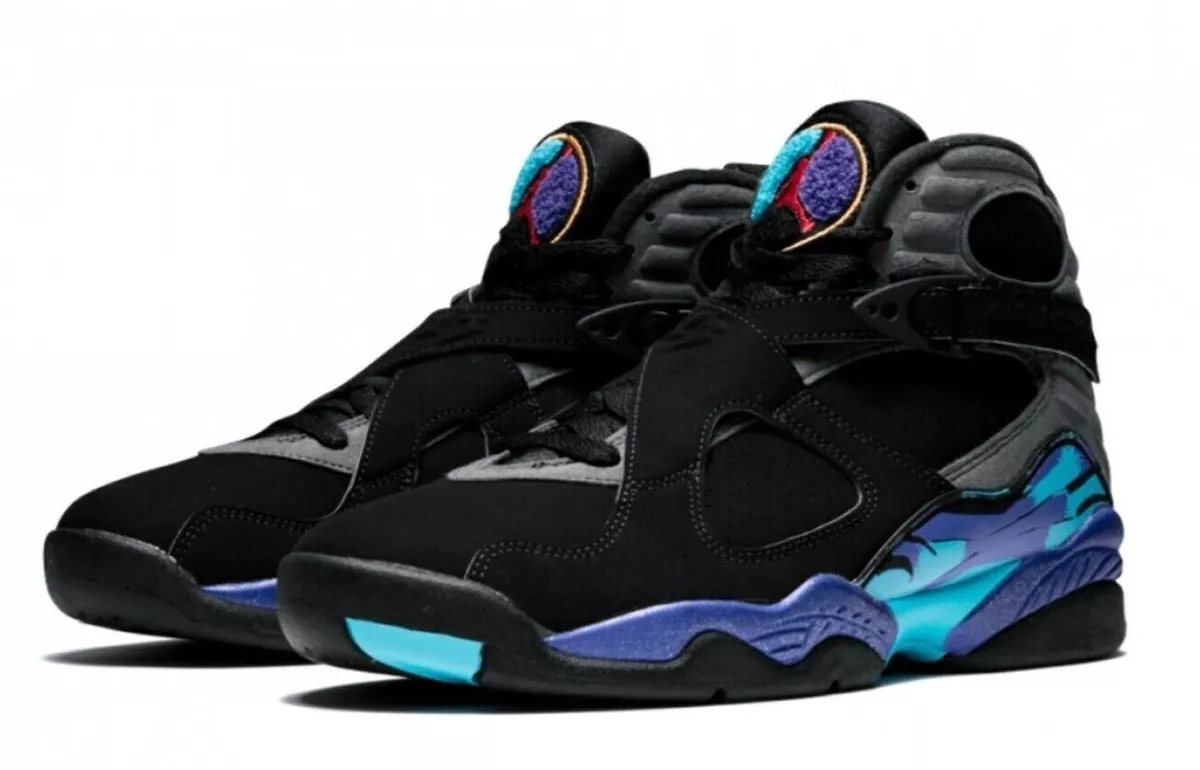 NIKE Air Jordan 8 RETRO Aqua (2015) • 10.5 US - 44.5 EU • Slightly worn:  8.5/10