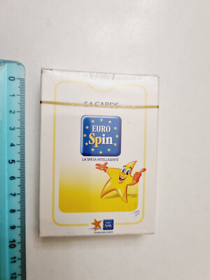 CARTE DA GIOCO SIGILLATE EUROSPIN POKER BRIDGE VINTAGE ORIGINAL