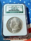 1887 BINION HOARD COLLECTION morgan SILVER DOLLAR MS 64~ BRIGHT WHITE GEM 👀