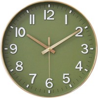 Wanduhr 20Cm Lautlos Schleichende Sekunde Arabische Ziffern Dekoration