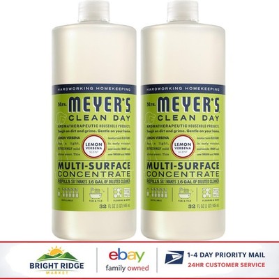 Lemon Verbena Multi-Surface Cleaner, Biodegradable Concentrate, 64 Fl Oz Total