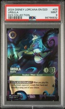 2024 DISNEY LORCANA EN D23-D23 EXPO PROMO D23 COLLECTION URSULA - DECEIVER PSA 9