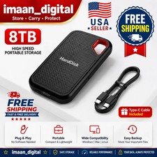 2TB 4TB 8T Portable SSD Type-C External Hard Drive High Speed USB 3.1 Laptop