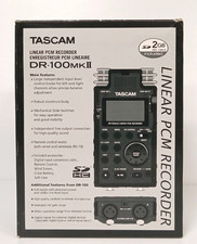 Tascam DR-100 MKII Portable Linear PCM Recorder Black - NEVER USED, NEW