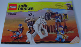 Lego The Lone Ranger Manuals 79108,79106,79111,79109,79107, and 79110