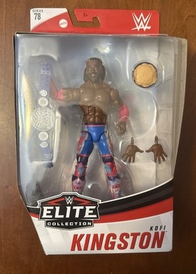 WWE Kofi Kingston Elite Collection Series 78 Tag Belt Action Figure New NIB