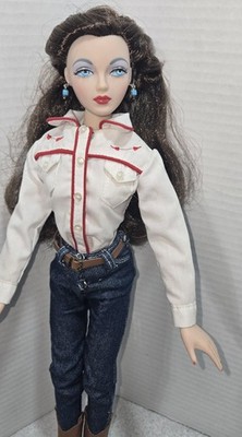 Vintage Gene Marshall Simply Gene Doll In Don't Fence Me In Outfit 