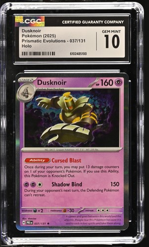 Dusknoir graded CGC 10 for sale on eBay