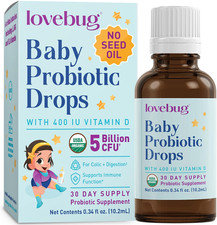 Baby Probiotic Drops - Organic Probiotics for Immune Support and Baby Constipati