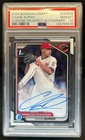 2024 Bowman Draft Chase Burns Chrome Auto 1st Prospect #CPA-CB Reds PSA 10