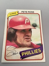 1980 Topps Pete Rose #540 - No Creases - Nice Corners - NM