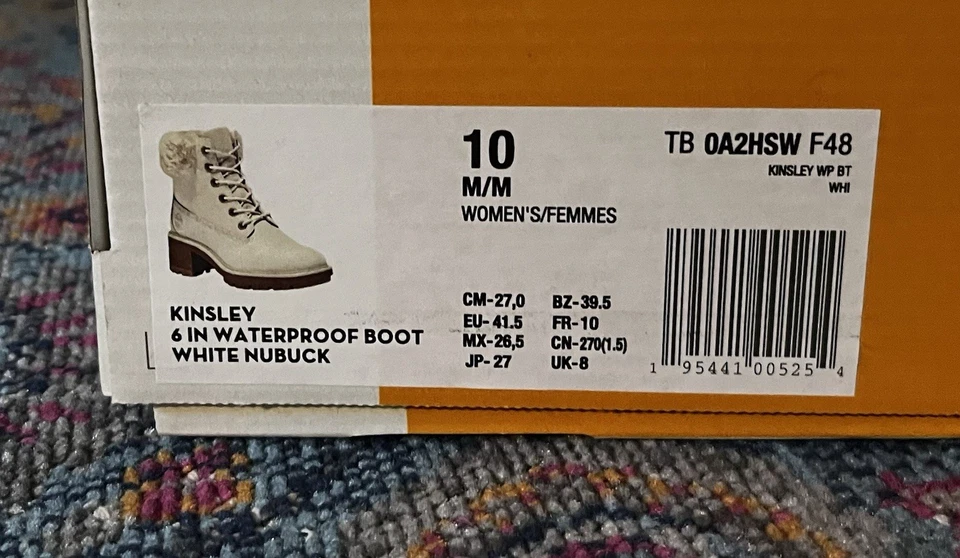 TIMBERLAND WOMEN'S KINSLEY Boot. Size 10 6” Waterproof NEW, NEVER WORN - Image 4 of 4