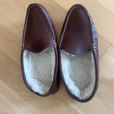 Warme Schafsfellpantoffeln, EUR 36,5, Braun, kaum Getragen