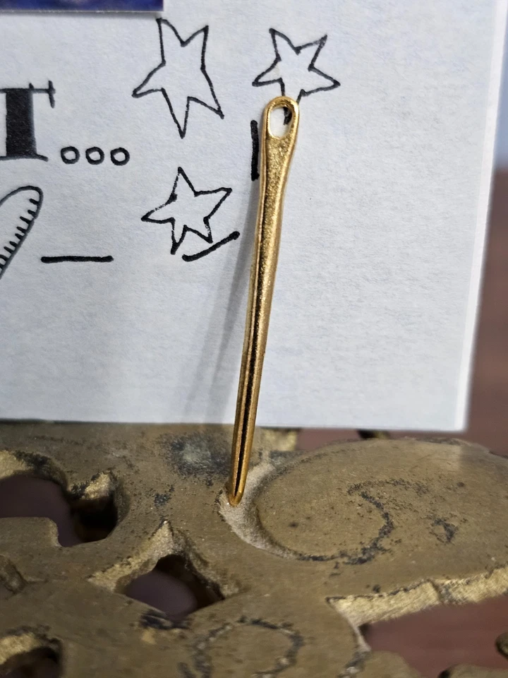 Waxing Moon Designs If I Stitch Fast... Cross Stitch Pattern and Charm #046 - Image 3 of 3