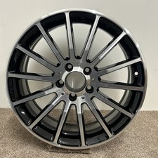 MERCEDES 18” CLA A CLASS AMG-LINE W176 ALLOY WHEEL RIM BLACK TURBINE GENUINE X1