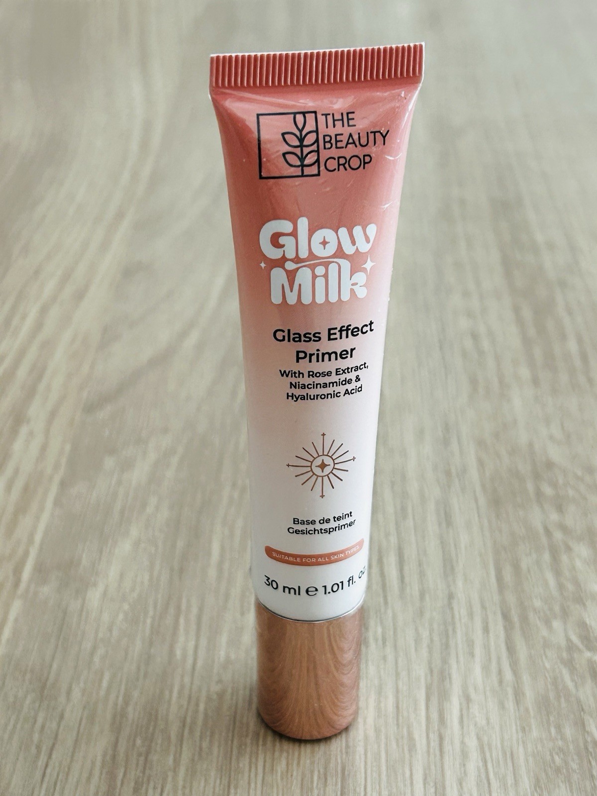 The Beauty Crop Glow Milk Glass Effect Primer 30ml Full Size For Glass Skin