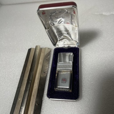 VINTAGE HADSON CASTLE 8 LIGHTER IN CASE - NYK LINE ADVERTISING