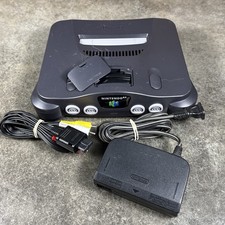 Nintendo 64 N64 Console NUS-001 w/ OEM Cables  Jumper Pak Tested