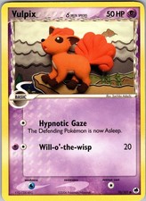 Vulpix 70/101 Common Dragon Frontiers Pokemon Damaged