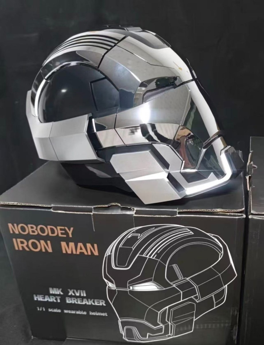 1 1 scale iron man helmet Mark Metal AUTOKING Iron Man Mark 5